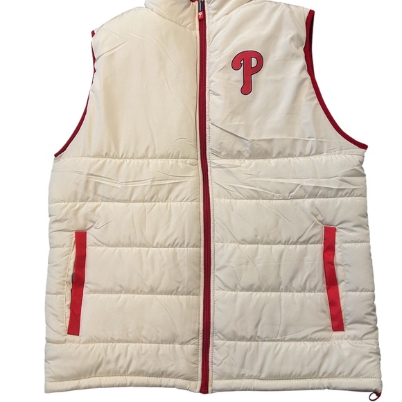 Philadelphia Phillies Puffer Vest Size L New - Picture 1 of 6